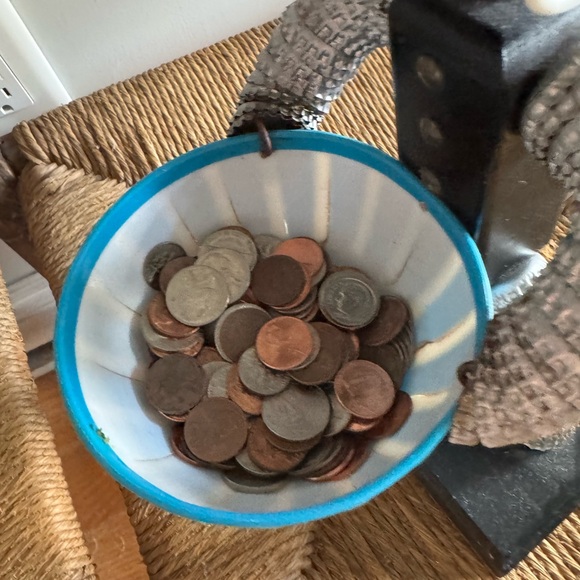 Island Folk Art Bottle Cap Man | Black Americana| upcycled art - Picture 8 of 10